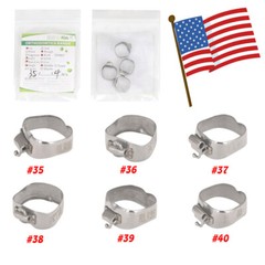 4 Pcs/Pack Dental Orthodontic Bands #36 to #39 Roth 022 1st Molar Buccal Tubes