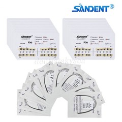 10Packs Dental Orthodontics Brackets Braces /Supper Elastic Niti Round Arch Wire