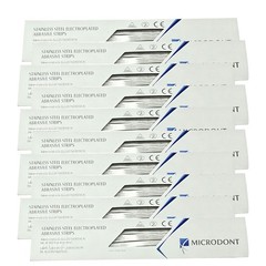 Dental Micro Stainless Steel Abrasive Strips Double-Sided Finishing Polishing