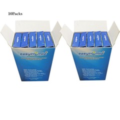 EASYINSMILE Dental Orthodontic Brackets MBT Metal Bracket 022 345W/H (10Packs)