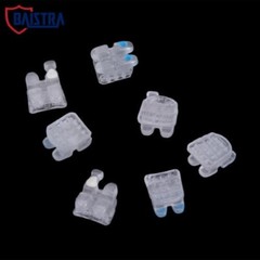 Dental Orthodontic Ceramic Brackets Braces 5/5 ROTH Slot 0.022 Hooks 3-4-5