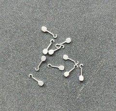 10Pcs Dental Orthodontic Bondable Crimpable Hooks Surgical Long Hook Left