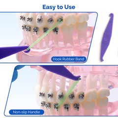 500pcs Latex Neon Orthodontic Elastics Light/Medium/Heavy Intraoral Elastic Band