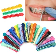 Dental Orthodontic Braces Kit NiTi Arch Wire Ligature Ties Roth 0.022 Brackets