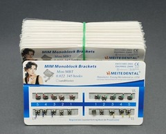 Dental Orthodontic MIM Monoblock Brackets Mini Roth/MBT 022 Slot 345 hook