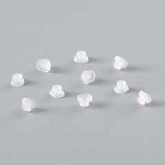 Dental Orthodontic Ceramic Transparent Lingual Button Rectangular Mesh Base