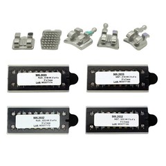 Dental Orthodontic Mini Brackets Metal Braces Roth MBT 018 022 Mini Brace 345 WH