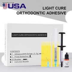 Dental Orthodontic Brackets Braces Mini Roth 022/Light Cure Composite Resin Kit