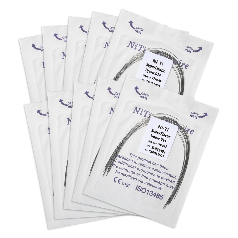 10packs Dental Orthodontic Brackets Metal Brace MINI Roth MBT 022 345 With Hooks