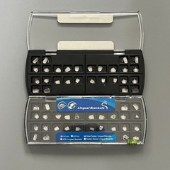 1 Set Dental Orthodontic Metal Lingual Brackets Brace Buccal Tubes 28pcs/set