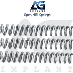 Open Coil NiTi Steel 3 Spring Brackets Archwire Dental Orthodontic 178mm