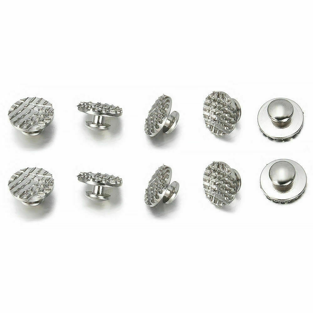 100pcs Dental Orthodontic Lingual Buttons Bondable Round Mesh Base Metal