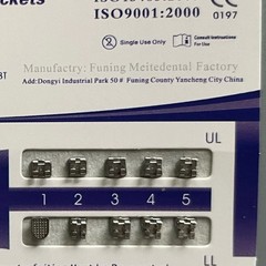 10Sets Dental Orthodontics MIM Monoblock Brackets Mini Edgewise 022 no hooks