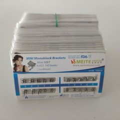100 Packs Mini MBT 0.022 Slot 3 4 5 With Hooks Dental Brackets Metal Braces