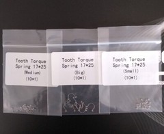100Pcs Dental Orthodontic Torque Spring Anterior Teeth Torquing Springs S/M/L