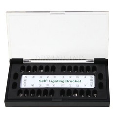 24pcs Dental Orthodontic Brackets Self Ligating Braces Metal Roth 345 Hooks Mini