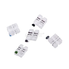 ABSOLUTE Dental Sapphire Clear Ceramic Brackets Braces Roth.022 Hooks 3 4 5