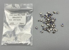 100 Pcs Dental Orthodontic Metal Brackets Mini Roth 022 345 Hooks Braces In Bulk