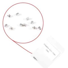 100 Pcs Dental Orthodontic Crimpable Hook Split Stops Open Type Stainless Steel