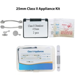 Dental Orthodontic Class II Appliance Kit Distalizer Corrector Bondable Rubber