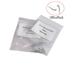 10 Pcs/Pack Dental Orthodontic Crimpable Self-ligating Bracket Hooks Instrument