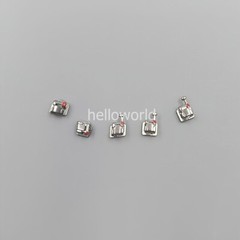 10 Packs Dental Passive Self Ligating Bracket Mini Roth.022 345 Hook Monoblock