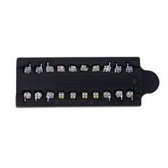 Orthodontic Bracket Brace Metal MIM MINI MBT Roth 018 345 With Hooks 5-5 OC