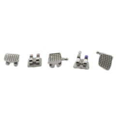 Dental Orthodontic Brackets Mini MBT 022 345HK MIM Metal Twin Ortodoncia Braces