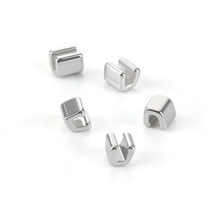 100pcs AZDENT Dental Orthodontic Crimpable Hooks Stops Size Stainless Steel