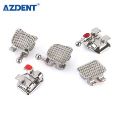 AZDENT Dental Orthodontic Ultrathin Mini/Standard Metal Bracket Braces Hook 345