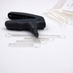 Dental High Quality Dispenser Elastic Tie Placement Rubber Instrument Gun Grey