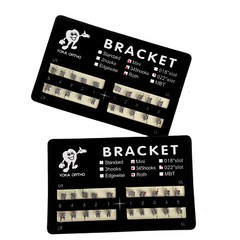 YOKA Dental Ortho Metal Brackets Braces Mini/Standard Roth/MBT 022/018 3/345 H