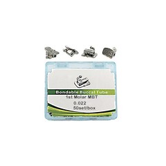 50 Set Dental Orthodontic Buccal Tubes 1st 2nd Molar MBT Roth Buccal Tube HOT