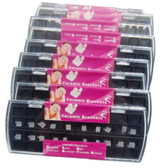 Dental Orthodontic Ceramic Bracket Braces Roth/ MBT 0.022/018 Hooks 3-4-5
