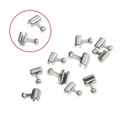 Dental Stainless Steel Orthodontic Crimpable Arch Hooks Long/Medium/Short Tube