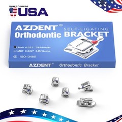 3 Types Dental Ortho Self Ligating Bracket Braces Mini Roth/MBT.022 345 Hooks