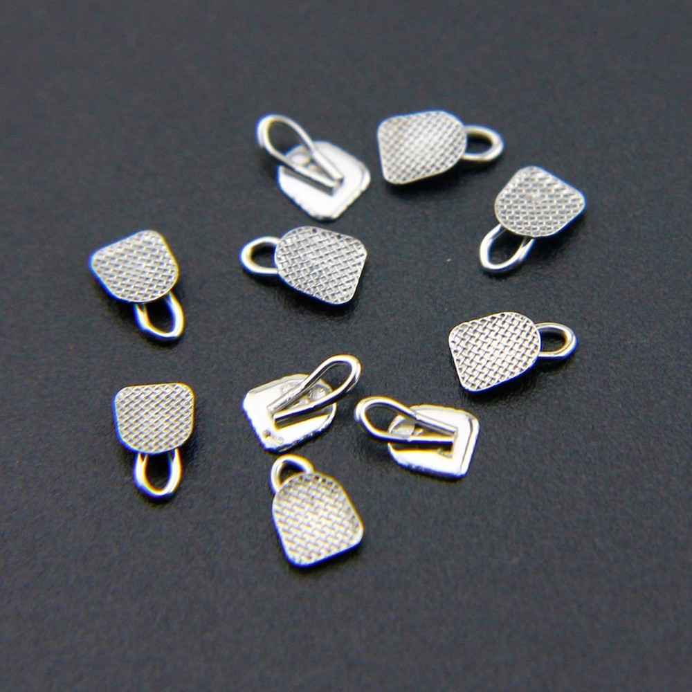 30 Pcs Dental Traction Hook Caplin Hooks Rectangular Orthodontic Hooks