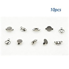 Dental Orthodontic Round Lingual Buttons Bondable & Cleat Mesh 10pcs/pack