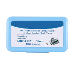 Dental Orthodontic Buccal Tubes 1st 2nd Roth Molar Bonding Single Tubes Non-con