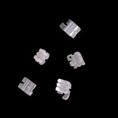 5 Cases Dental Orthodontic Classone Ceramic Bracket Brace Roth 022 345 Hooks