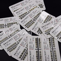20 Pcs/Set Dental Bracket Braces Mini/Standard Roth/Edgewise/MBT 018/022 Hooks