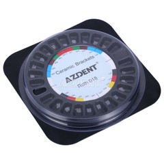 AZDENT Dental Orthodontic Ceramic Brackets Braces Roth/MBT 022 018 3-4-5 Hooks