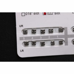 Dental Bracket Ultrathin Monoblock MIM Edgewise ROTH MBT 022 018 345 Hook
