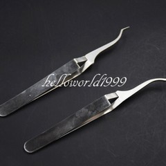 Dentist Orthodontic Posterior Bracket Buccal Tube Bonding Tweezer Holder Placer