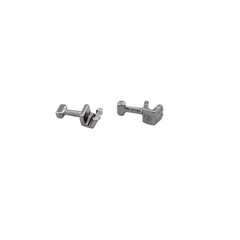 10 Pack Dental Orthodontic Crimpable Split Curved Hooks Left Right 5.4mm 2.1mm