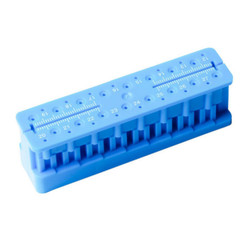 10Pcs Endo Measuring Block Holder Stand Dental File Ruler Endodontic Supply