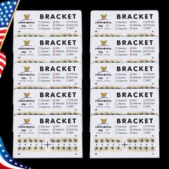 1000 Dental Orthodontic Brackets Braces Mini Roth Slot.022 3-4-5 Hook #2 50PACKS