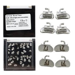 tubos de ortodoncia Dental Buccal Tubes 2nd Molar Roth 022 Laser Marked Mini