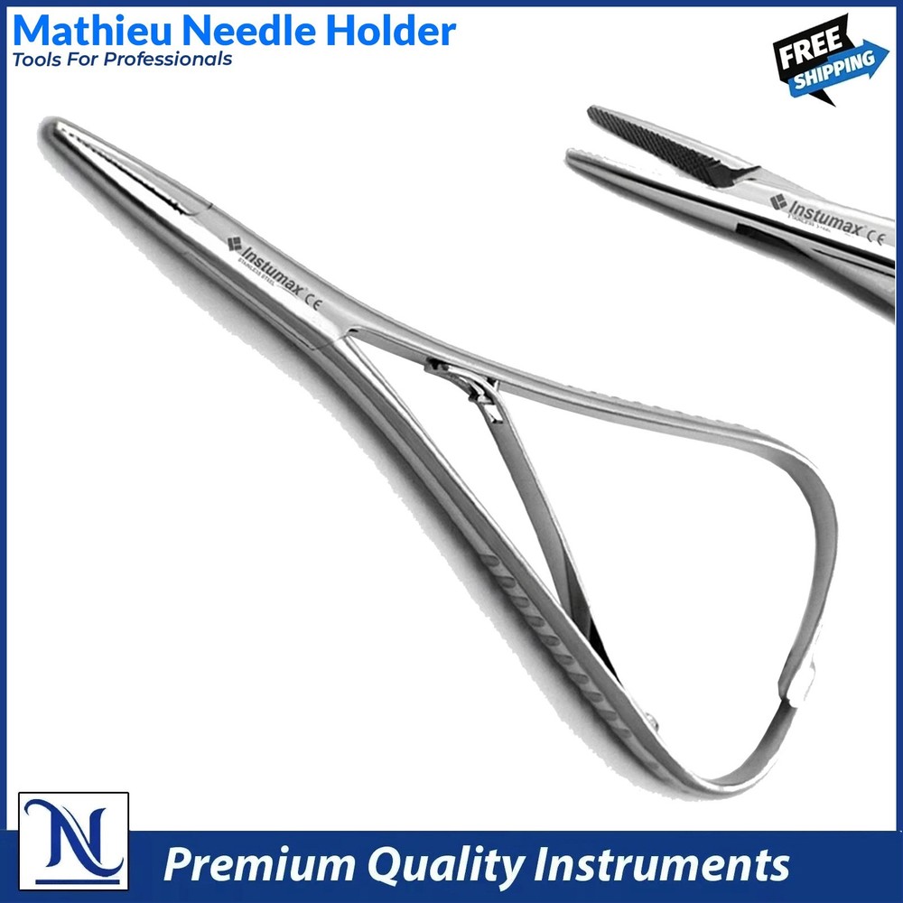 Orthodontic Mathieu Slim Line Needle Holder Forceps Ligature Pliers Narrow Tip