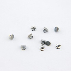 50 Pcs Dental Ortho Direct Bond Eyelets Round Crimpable Hook Lingual Button